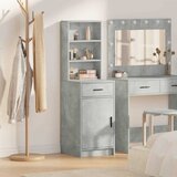  Highboard Betonski sivi 40 x 40,5 x 135 cm Konstruirano drvo | shoptok.hr