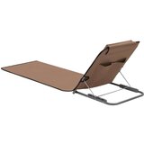  Sklopive podloge za plažu od čelika i tkanine 2 kom smeđe | shoptok.hr