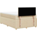  Krevet box spring s madracem krem 120 x 190 cm od tkanine | shoptok.hr