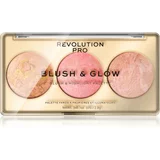 Revolution Blush & Glow paleta za cijelo lice nijansa Peach Glow 8.4 g