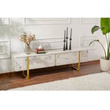 Hanah home TV polica Serenity Fressia Marble Gold