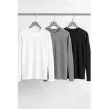 Trendyol Muški set majica Tedaw25Ts00010, Višebojni u