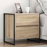 vidaXL Noćni ormarić 2 pcs Sonoma 50 x 39.5 x 50 cm Konstruirano drvo | shoptok.hr