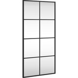 Maison Chic Stensko Ogledalo - Zrcalo - Kozmetično ogledalo črno 40x80 cm pravokotno železo, (21697726) | Shoptok.si