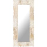 vidaXL Ogledalo bijelo 110 x 50 cm od masivnog drva manga | shoptok.hr