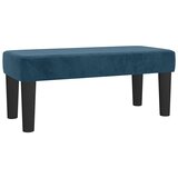 Box spring krevet s madracem tamnoplavi 80 x 200 cm baršunasti | shoptok.hr