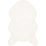  Faux Rabbit Fur Rug Olite Krema 60 x 90 cm Poliester | shoptok.hr
