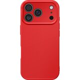 AVIZAR Ovitek za iPhone 17 Pro, model Soft-Touch iz mehkega silikona proti drsenju, Rdeča, (5000189178) | Shoptok.si