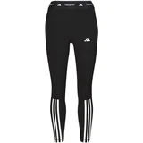 Adidas Pajkice TECHFIT 3-Stripes 7/8 Leggings Črna