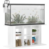  Stalak za akvarij sjajni bijeli 120x40x60 cm konstruirano drvo | Eponuda.com