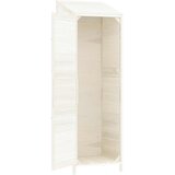  Vrtno spremište bijelo 55 x 52 x 174,5 cm od masivne jelovine | shoptok.hr