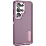 AVIZAR Ovitek za Galaxy S26 Ultra tri-materialni ojačani z vgrajenim stojalom, Vijolična, (5000273968) | Shoptok.si