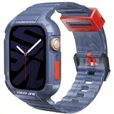 skinarma pas + etui saido 2V1 za apple watch 45/44MM temno modra, (21969052)