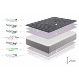 Moonia Vzmetnica SuperSoft Premium Black Multizone, 27cm, 150x200cm - (21563327) | Shoptok.si