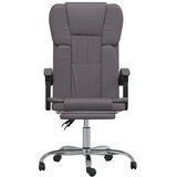  Uredski naslonjač od umjetne kože sivi | shoptok.hr