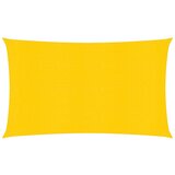 vidaXL Senčno jadro 160 g/m² rumeno 2,5x5 m HDPE Cene