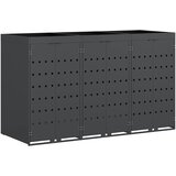  Skladištenje kanti za 3 kante Antracit 204 x 77,5 x 121,5 cm | shoptok.hr