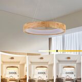  Brilagi - drveni LED luster na sajli FALCON WOOD MODERN LED/40W/230V, prečnik 60 cm | Eponuda.com