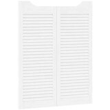 vidaXL Nihajna vrata Louvred Design 1 par Bela 100x80 cm | Shoptok.si