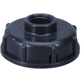 INF IBC priključek za vrtno cev S60X6 1/2 palca, 3/4 palca, 1 inčni navoj Black 18 mm, (21534252) | Shoptok.si