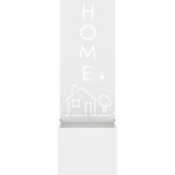 vidaXL Vrtno korito z dekorativno ploščo Bela 50 x 140 cm Mnogi jeklo | Shoptok.si