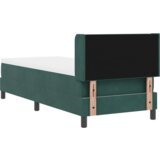 Box Spring Krevet s Madracem Tamnozelena 80x200 cm Baršun | shoptok.hr