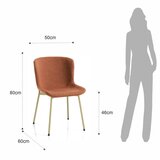 Tomasucci Narančaste blagovaonske stolice u setu 2 kom Snug – | shoptok.hr