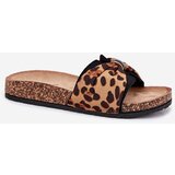 Boto Ladies sandals on cork platform leopard print Mevuna | Shoptok.si