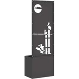  Privatnost u vrtu Crna 50 x 32 x 150 cm Hladno valjana čelična | shoptok.hr