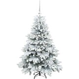 vidaXL Umestno božično drevo med 150 LED Zelena 120 cm PE in PVC | Shoptok.si