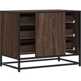 vidaXL Omarica s predali črna 70x41x56 cm konstruiran les | Shoptok.si