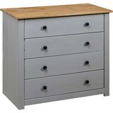  Komoda siva 80x40x73 cm borovina Panama Range, (20622207) | Shoptok.si