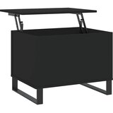  Stolić za kavu crni 60 x 44,5 x 45 cm od konstruiranog drva | Eponuda.com