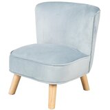 Roba Svijetlo plava baršunasti dječja fotelja Lil Sofa – | shoptok.hr