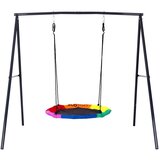 ECO TOYS vrtna dječja ljuljačka „ gnijezdo” 100 cm s čeličnim okvirom | shoptok.hr