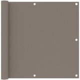 vidaXL Balkonsko platno taupe 90x300 cm oksford blago, (20609528) Cene