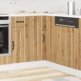 vidaXL Kuhinjska kotna osnovna omarica Lucca artisan hrast inž. les | Shoptok.si