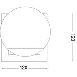 Ideal Lux - LED stona lampa ANGOLO 1xG9/3W/230V crna | Eponuda.com