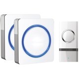 solight 1L23 - SET od 2 bežična zvona za utičnicu 1L23 230V IP44 | Eponuda.com