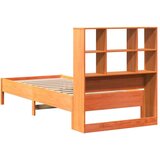 vidaXL Krevet s regalom za knjige bez madraca 75 x 190 cm od borovine | shoptok.hr