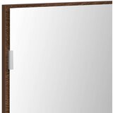  Ogledalna omara z LED svetlobo Rjava hrast 80x37 cm, (22008358) | Shoptok.si