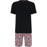 Tommy Hilfiger Underwear Kratka pidžama plava / mornarsko plava / crvena / bijela