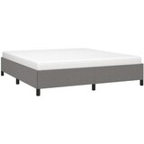  Posteljni okvir temno siv 160x200 cm blago, (20723281) | Shoptok.si