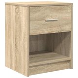  Noćni ormarići 2 kom s ladicama Sonoma hrast 40x34x50 cm | Shoptok.si