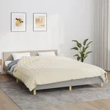 Teška deka svijetla krem 200x220 cm 9 kg od tkanine