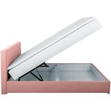 CARRYHOME POSTELJA Z VZMETNICO 140 cm x 200 cm , tekstil roza | Shoptok.si