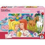 Schmidt Spiele Puzzle - Bibi & Tina - Konjska sreča + slap-snap band, 100 kom Cene