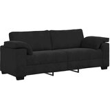  Trosjed Kauč Crni 220x77x82 cm Baršun | shoptok.hr