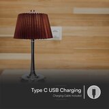  LED Prigušiva punjiva stona lampa LED/1,5W/5V 3000-6000K 1800 mAh braon | Eponuda.com