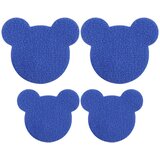 INF Komplet našitkov za čevlje Teddy Bear - 8 našitkov (4 veliki, 4 srednji) Blue, (21640139) | Shoptok.si